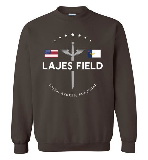 Load image into Gallery viewer, Lajes Field - Men&#39;s/Unisex Crewneck Sweatshirt-Wandering I Store

