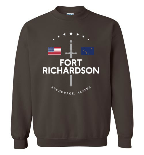 Fort Richardson - Men's/Unisex Crewneck Sweatshirt-Wandering I Store