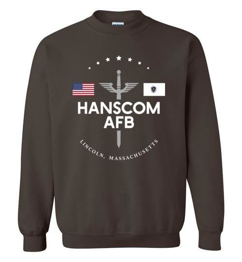 Load image into Gallery viewer, Hanscom AFB - Men&#39;s/Unisex Crewneck Sweatshirt-Wandering I Store
