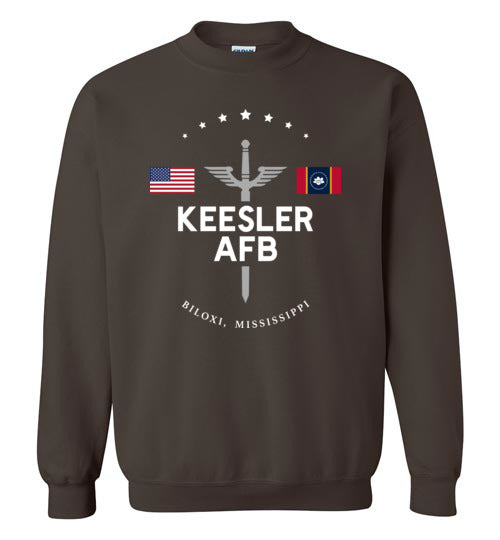Keesler AFB - Men's/Unisex Crewneck Sweatshirt-Wandering I Store