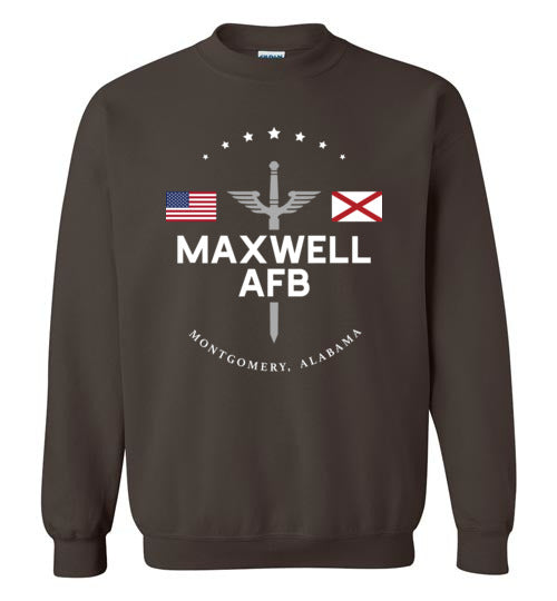 Maxwell AFB - Men's/Unisex Crewneck Sweatshirt-Wandering I Store