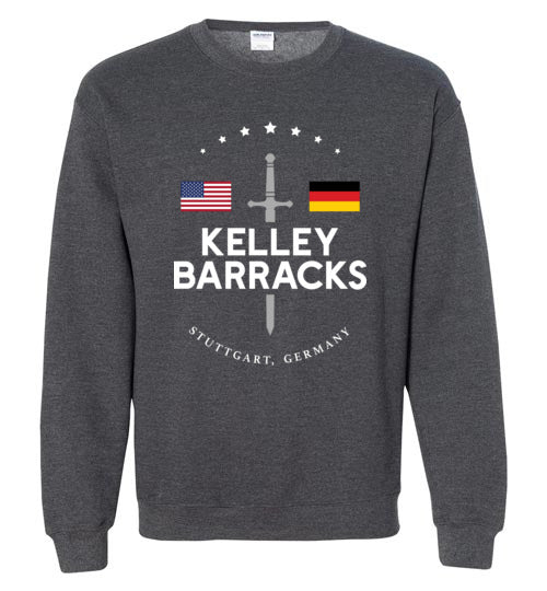 Kelley Barracks (Stuttgart) - Men's/Unisex Crewneck Sweatshirt-Wandering I Store