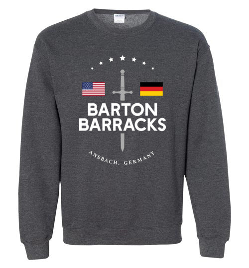 Barton Barracks - Men's/Unisex Crewneck Sweatshirt-Wandering I Store