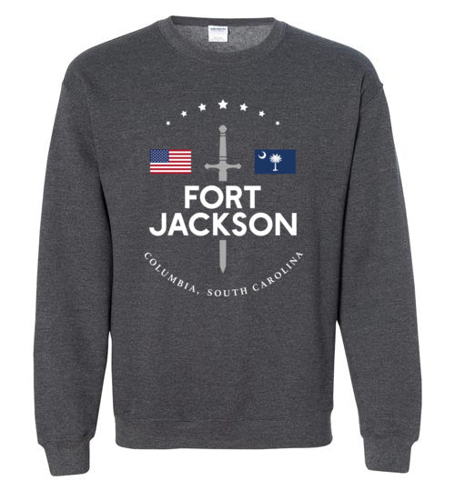 Fort Jackson - Men's/Unisex Crewneck Sweatshirt-Wandering I Store