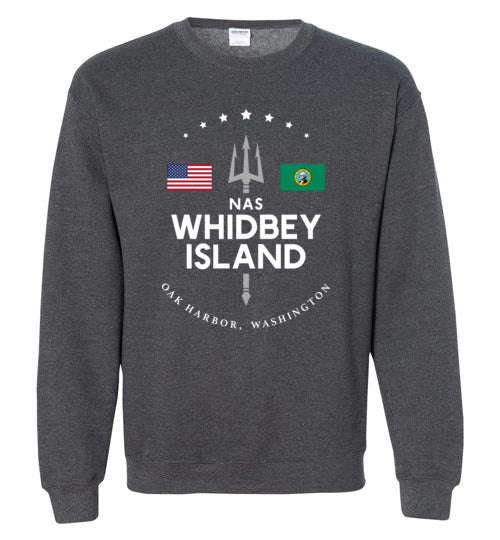 Load image into Gallery viewer, NAS Whidbey Island - Men&#39;s/Unisex Crewneck Sweatshirt-Wandering I Store
