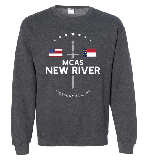 MCAS New River - Men's/Unisex Crewneck Sweatshirt-Wandering I Store