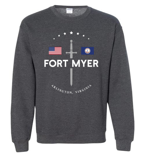 Fort Myer - Men's/Unisex Crewneck Sweatshirt-Wandering I Store