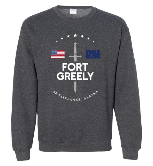 Load image into Gallery viewer, Fort Greely - Men&#39;s/Unisex Crewneck Sweatshirt-Wandering I Store
