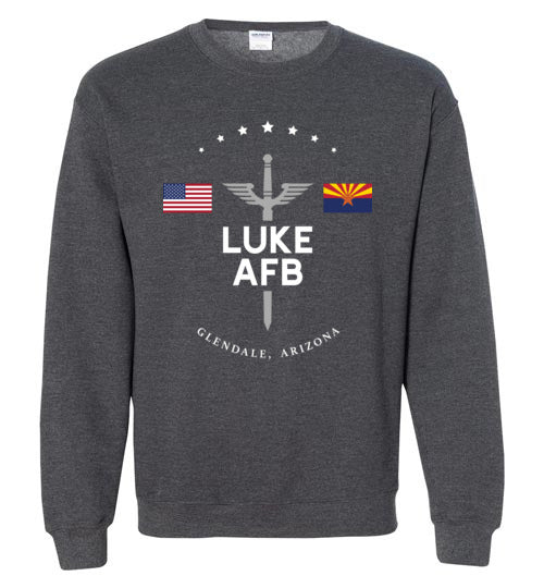 Load image into Gallery viewer, Luke AFB - Men&#39;s/Unisex Crewneck Sweatshirt-Wandering I Store
