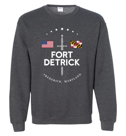 Load image into Gallery viewer, Fort Detrick - Men&#39;s/Unisex Crewneck Sweatshirt-Wandering I Store
