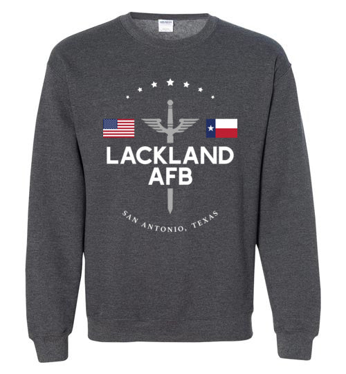 Load image into Gallery viewer, Lackland AFB - Men&#39;s/Unisex Crewneck Sweatshirt-Wandering I Store
