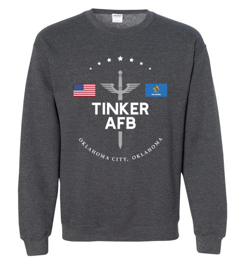 Tinker AFB - Men's/Unisex Crewneck Sweatshirt-Wandering I Store