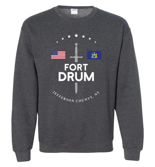 Load image into Gallery viewer, Fort Drum - Men&#39;s/Unisex Crewneck Sweatshirt-Wandering I Store
