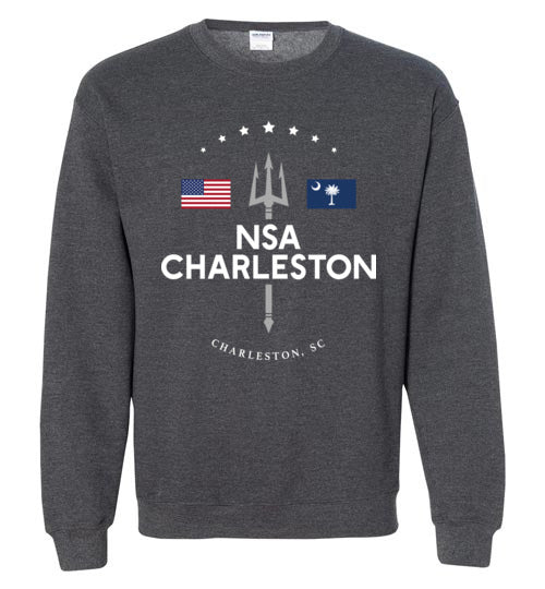 Load image into Gallery viewer, NSA Charleston - Men&#39;s/Unisex Crewneck Sweatshirt-Wandering I Store
