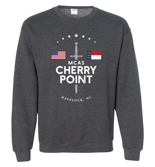 Load image into Gallery viewer, MCAS Cherry Point - Men&#39;s/Unisex Crewneck Sweatshirt-Wandering I Store
