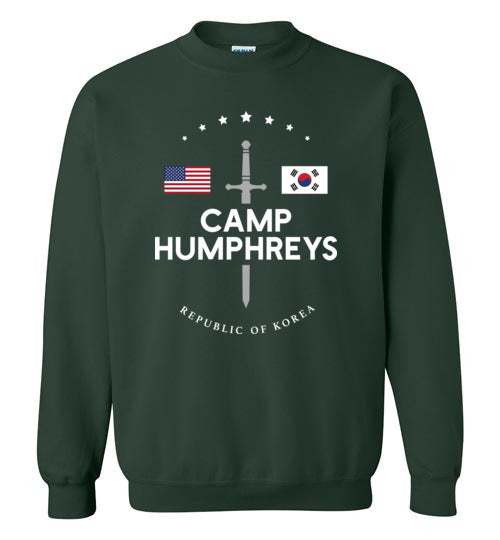 Camp Humphreys - Men's/Unisex Crewneck Sweatshirt-Wandering I Store