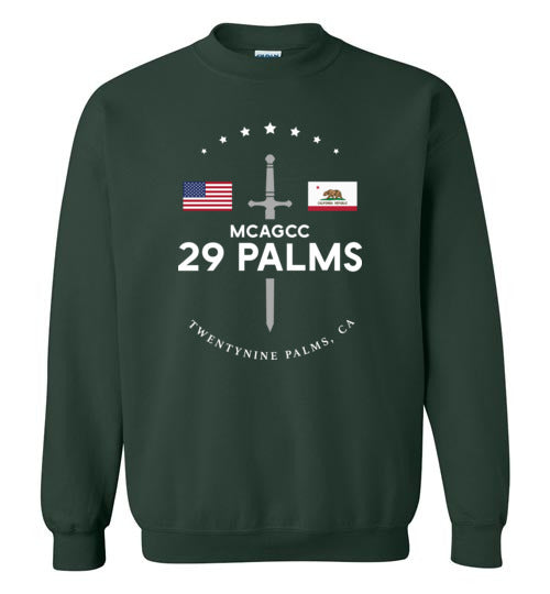 Load image into Gallery viewer, MCAGCC 29 Palms - Men&#39;s/Unisex Crewneck Sweatshirt-Wandering I Store
