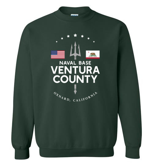 Load image into Gallery viewer, Naval Base Ventura County - Men&#39;s/Unisex Crewneck Sweatshirt-Wandering I Store
