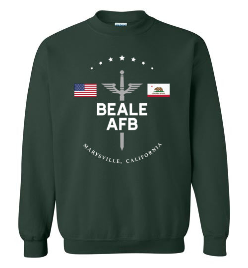 Beale AFB - Men's/Unisex Crewneck Sweatshirt-Wandering I Store