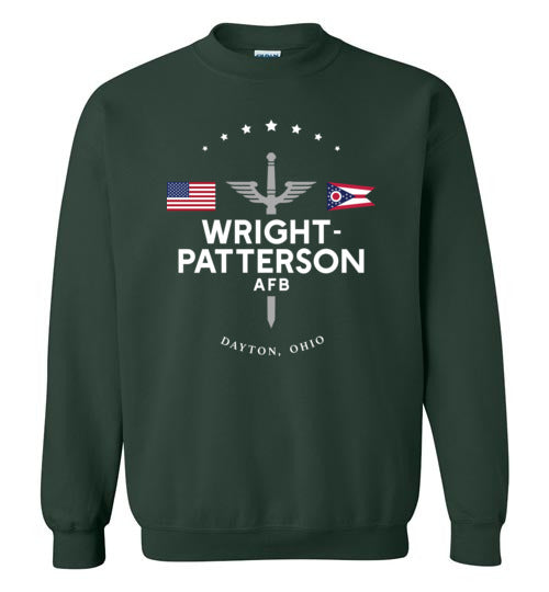 Wright-Patterson AFB - Men's/Unisex Crewneck Sweatshirt-Wandering I Store