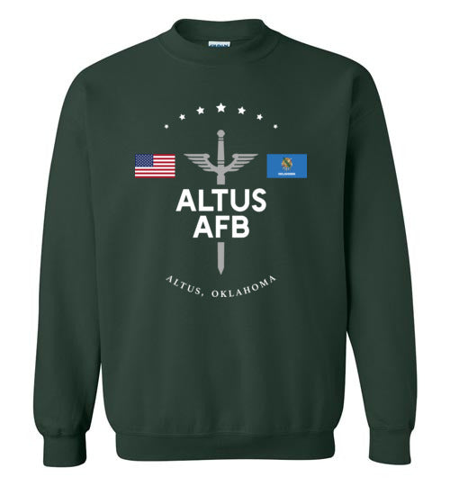 Altus AFB - Men's/Unisex Crewneck Sweatshirt-Wandering I Store