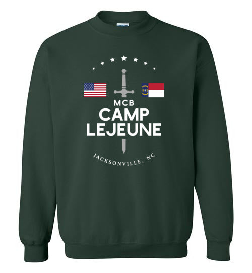 Load image into Gallery viewer, MCB Camp Lejeune - Men&#39;s/Unisex Crewneck Sweatshirt-Wandering I Store
