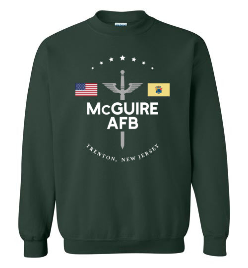 Load image into Gallery viewer, McGuire AFB - Men&#39;s/Unisex Crewneck Sweatshirt-Wandering I Store
