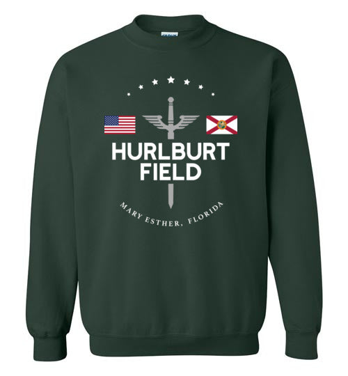 Hurlburt Field - Men's/Unisex Crewneck Sweatshirt-Wandering I Store