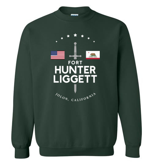 Fort Hunter Liggett - Men's/Unisex Crewneck Sweatshirt-Wandering I Store