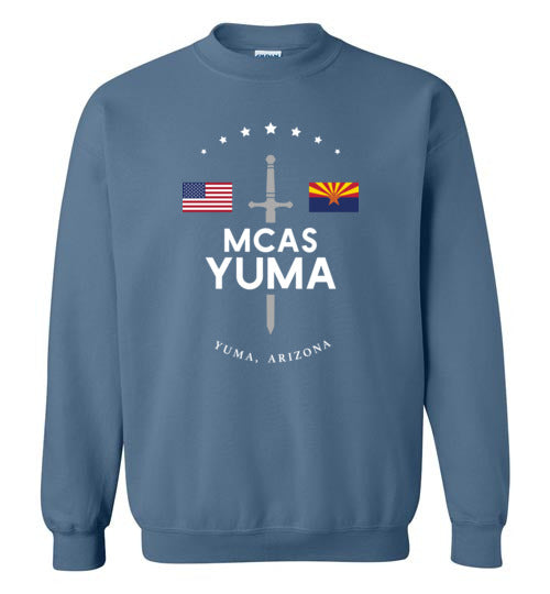Load image into Gallery viewer, MCAS Yuma - Men&#39;s/Unisex Crewneck Sweatshirt-Wandering I Store
