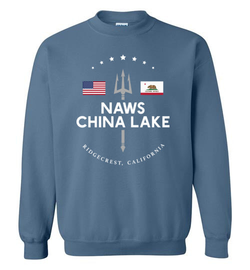 NAWS China Lake - Men's/Unisex Crewneck Sweatshirt-Wandering I Store