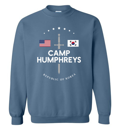 Camp Humphreys - Men's/Unisex Crewneck Sweatshirt-Wandering I Store