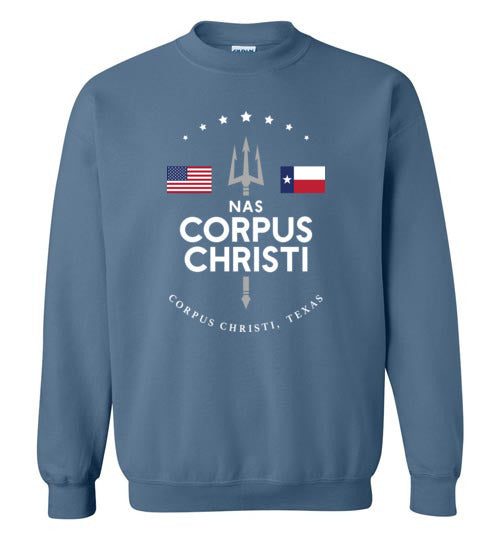 NAS Corpus Christi - Men's/Unisex Crewneck Sweatshirt-Wandering I Store