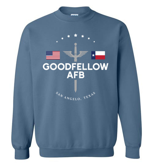 Load image into Gallery viewer, Goodfellow AFB - Men&#39;s/Unisex Crewneck Sweatshirt-Wandering I Store
