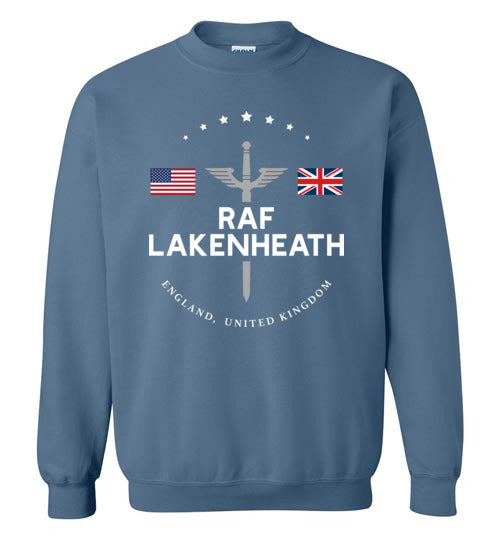 RAF Lakenheath - Men's/Unisex Crewneck Sweatshirt-Wandering I Store