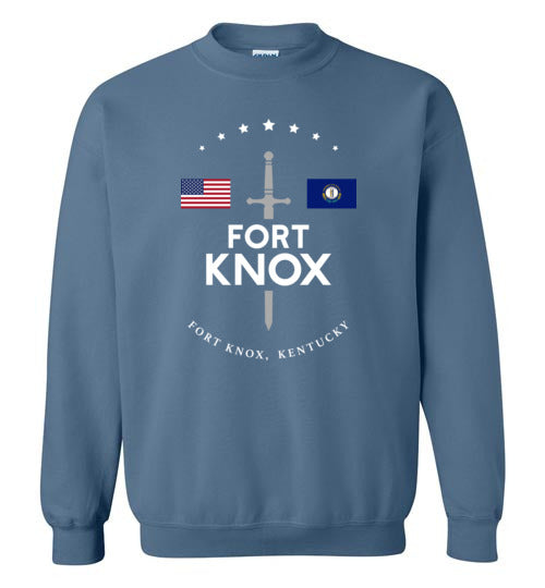 Load image into Gallery viewer, Fort Knox - Men&#39;s/Unisex Crewneck Sweatshirt-Wandering I Store
