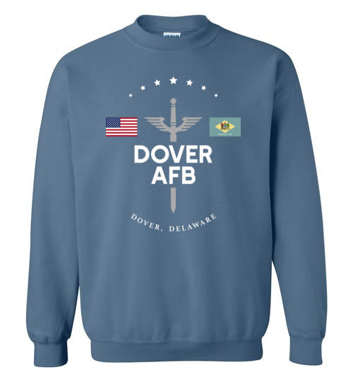 Load image into Gallery viewer, Dover AFB - Men&#39;s/Unisex Crewneck Sweatshirt-Wandering I Store
