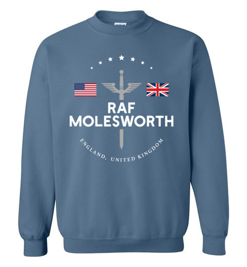 RAF Molesworth - Men's/Unisex Crewneck Sweatshirt-Wandering I Store