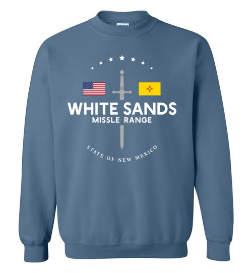 White Sands Missile Range - Men's/Unisex Crewneck Sweatshirt-Wandering I Store