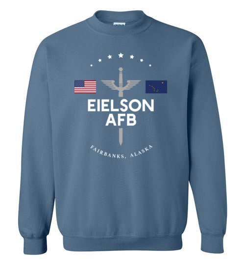 Load image into Gallery viewer, Eielson AFB - Men&#39;s/Unisex Crewneck Sweatshirt-Wandering I Store
