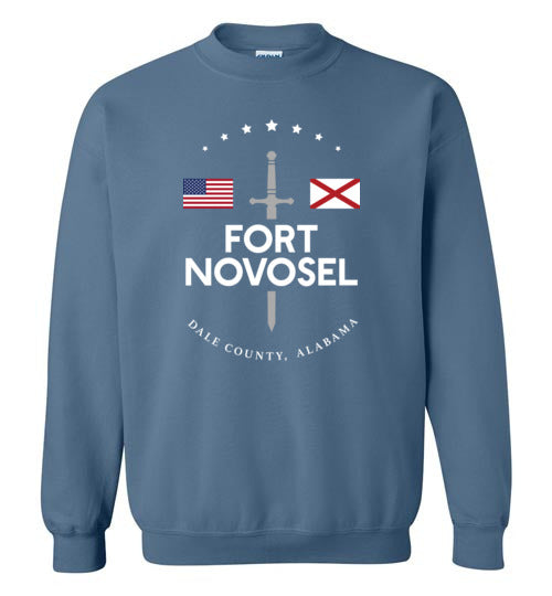 Load image into Gallery viewer, Fort Novosel - Men&#39;s/Unisex Crewneck Sweatshirt-Wandering I Store
