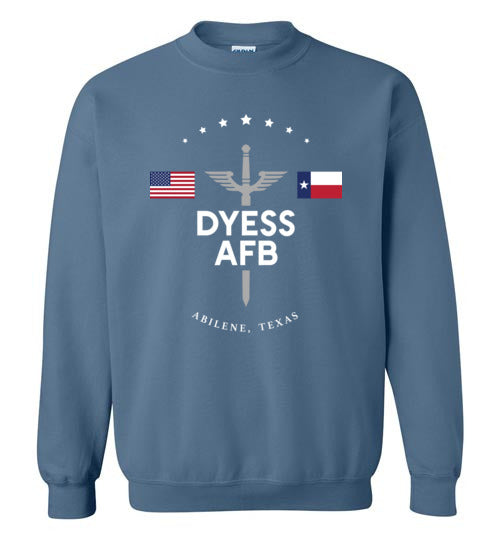 Dyess AFB - Men's/Unisex Crewneck Sweatshirt-Wandering I Store