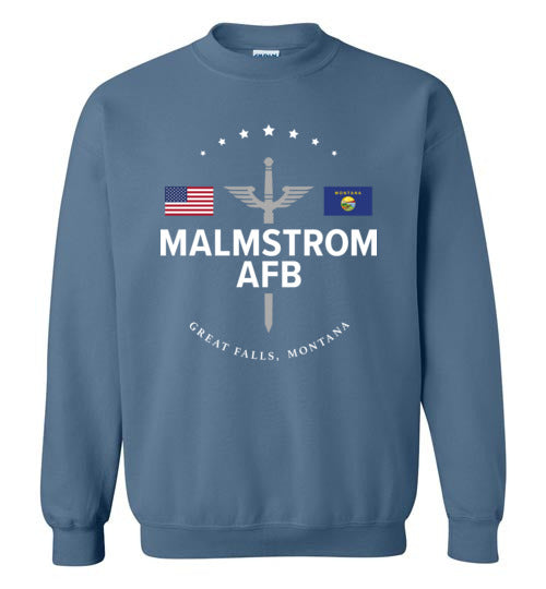 Load image into Gallery viewer, Malmstrom AFB - Men&#39;s/Unisex Crewneck Sweatshirt-Wandering I Store
