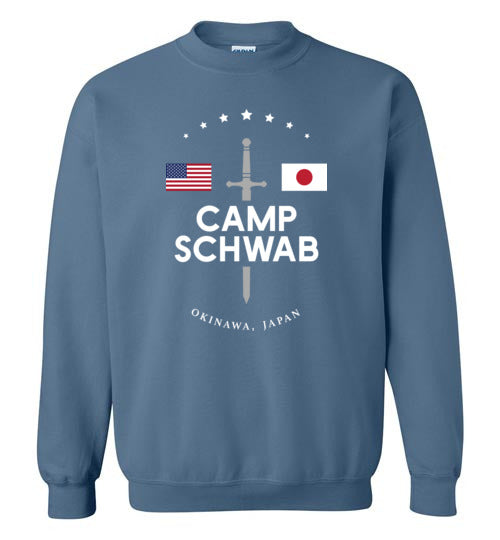 Load image into Gallery viewer, Camp Schwab - Men&#39;s/Unisex Crewneck Sweatshirt-Wandering I Store
