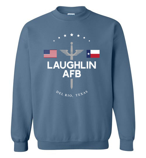 Load image into Gallery viewer, Laughlin AFB - Men&#39;s/Unisex Crewneck Sweatshirt-Wandering I Store

