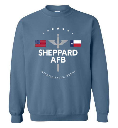 Load image into Gallery viewer, Sheppard AFB - Men&#39;s/Unisex Crewneck Sweatshirt-Wandering I Store
