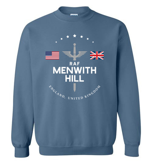 RAF Menwith Hill - Men's/Unisex Crewneck Sweatshirt-Wandering I Store