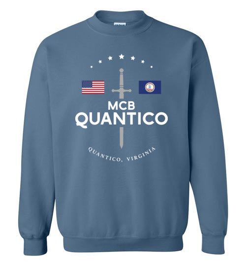 MCB Quantico - Men's/Unisex Crewneck Sweatshirt-Wandering I Store