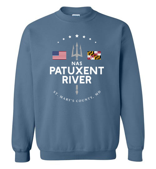 Load image into Gallery viewer, NAS Patuxent River - Men&#39;s/Unisex Crewneck Sweatshirt-Wandering I Store
