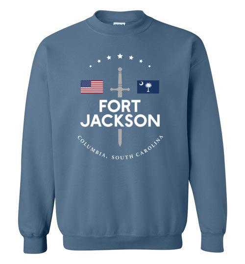 Load image into Gallery viewer, Fort Jackson - Men&#39;s/Unisex Crewneck Sweatshirt-Wandering I Store
